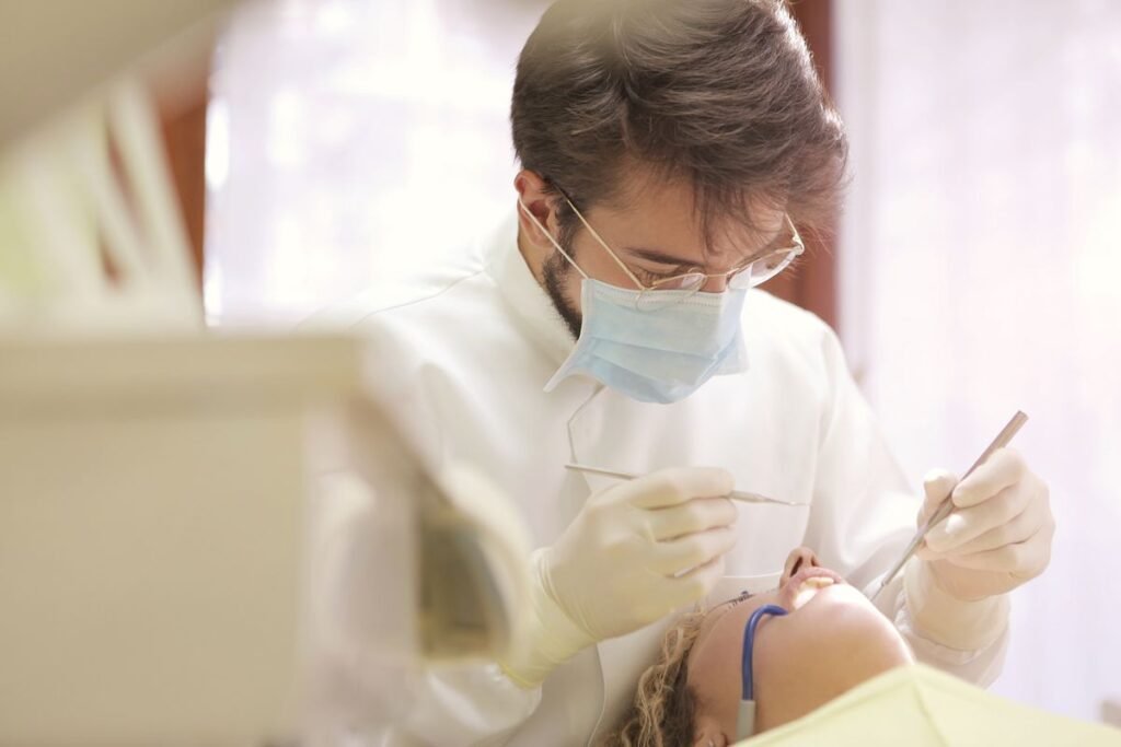 Bright healthy smile improved with cosmetic dental bonding