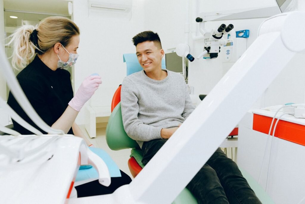 Digital dental impression scanning for crowns